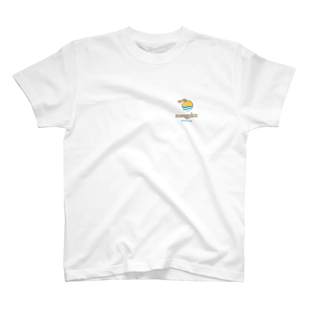 南国LIFESTYLE🌴のヤシの木とサンセット スタンダードTシャツ