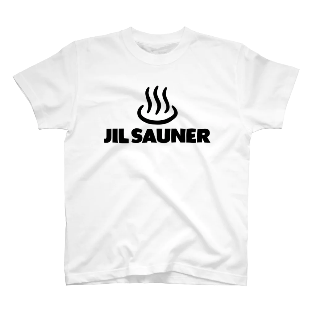 FUNNY JOKESのJIL SAUNER-ジルサウナー-温泉・銭湯マークロゴ Regular Fit T-Shirt