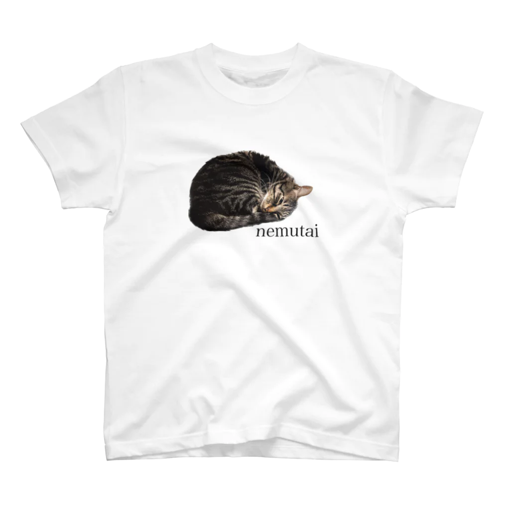 保護猫しじみのねむたい保護猫しじみ Regular Fit T-Shirt