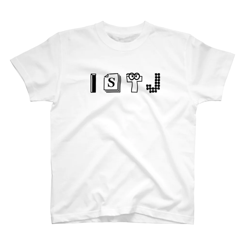 6_8のMBTI　ISTJさん用　グッズ　白 スタンダードTシャツ