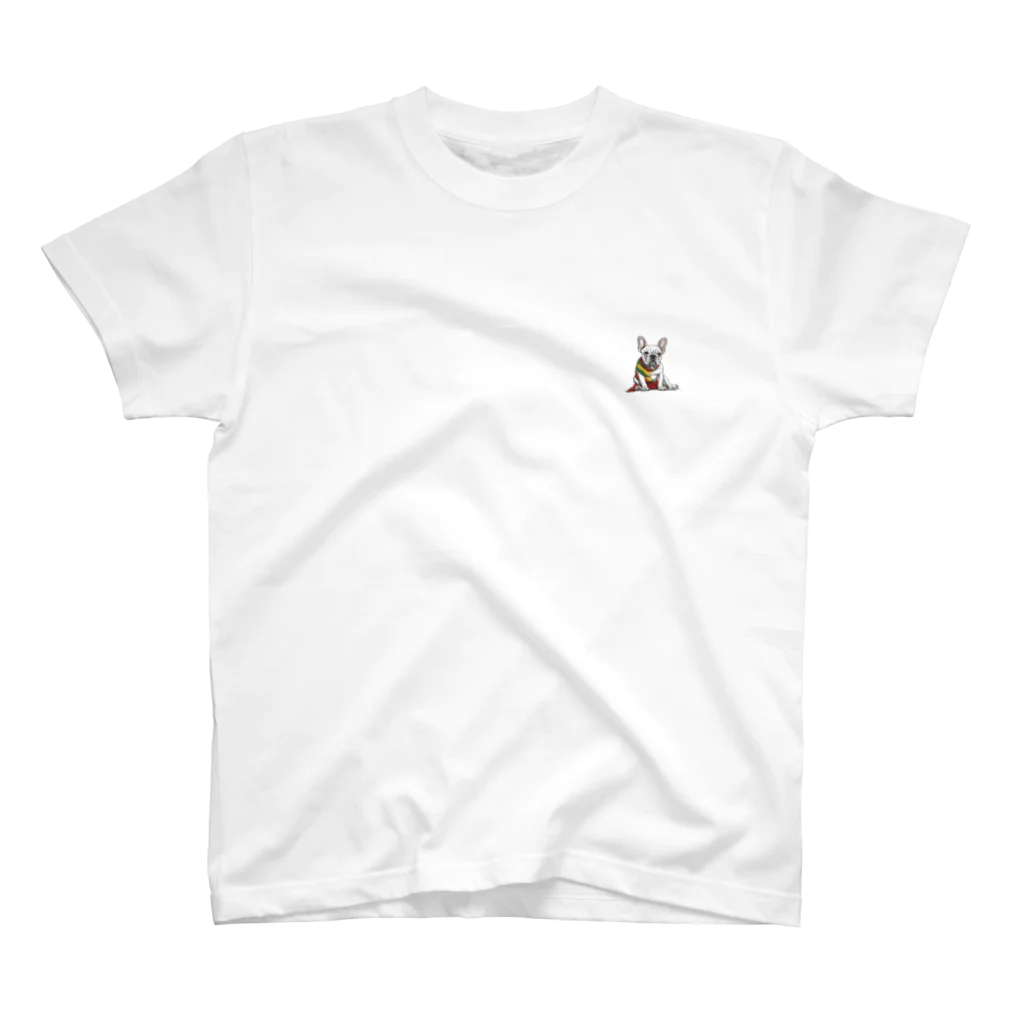 Frenchie-Rasta DoggのFrenchie-Rasta Dogg スタンダードTシャツ