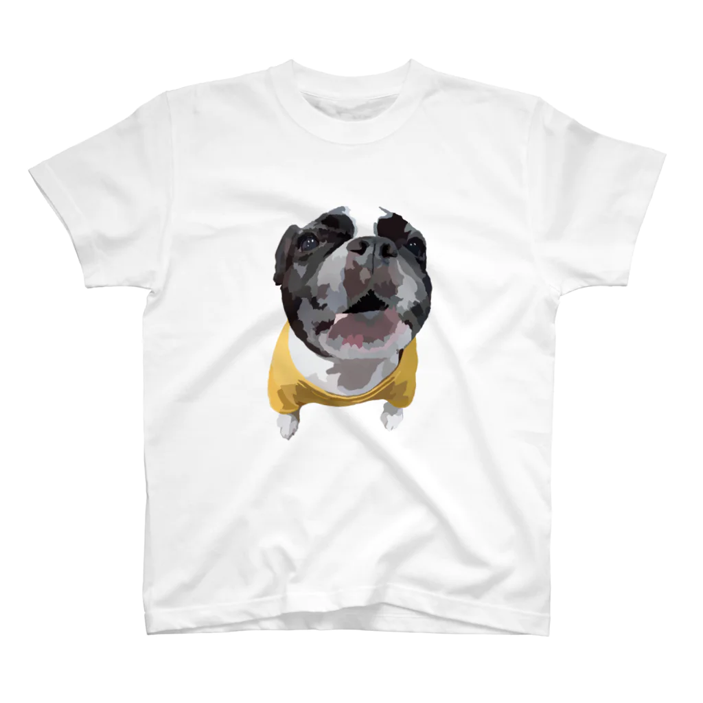 犬のイラスト屋さん　dog_illustのぷくちゃん スタンダードTシャツ