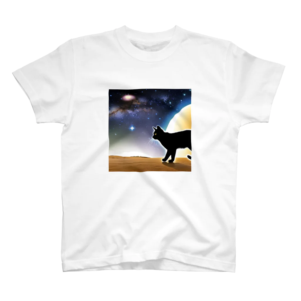 genki-cyatoの火星猫 スタンダードTシャツ