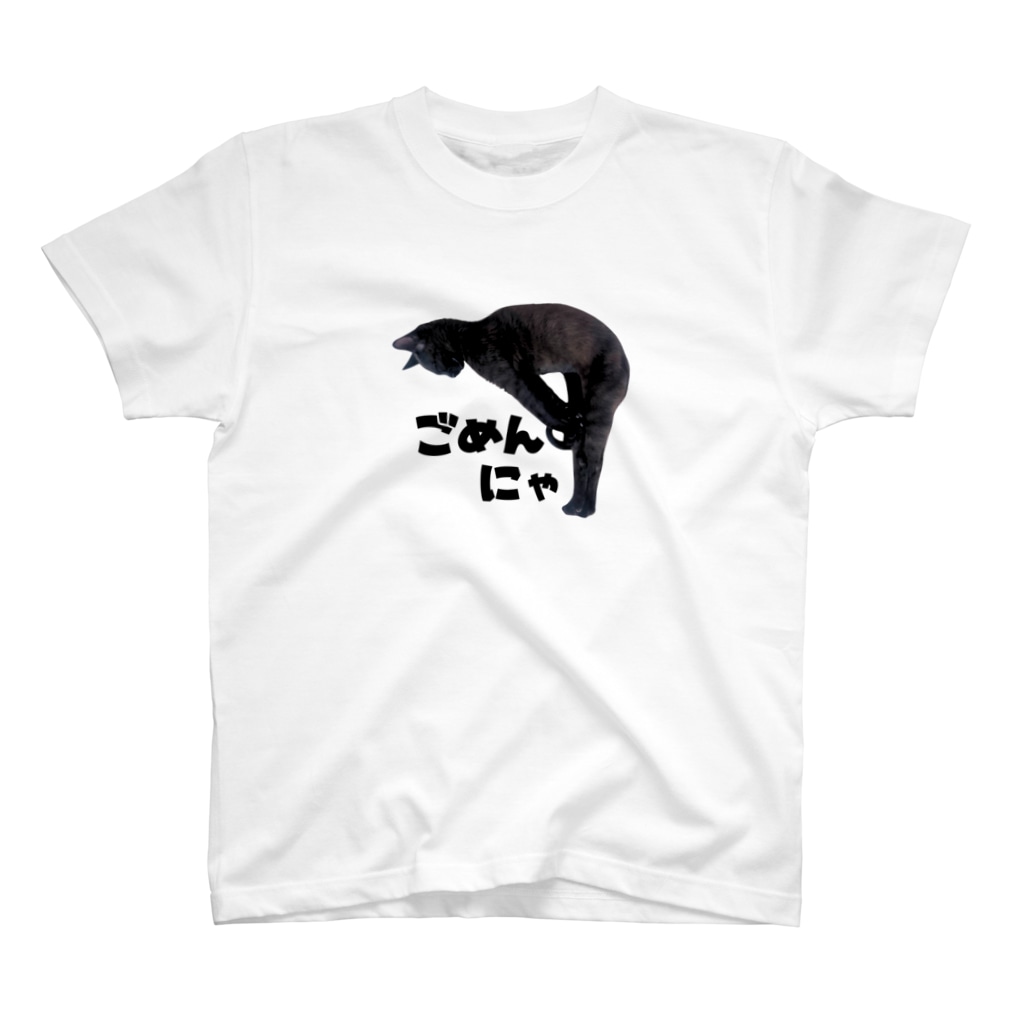 親父と猫のるるのごめんにゃ(写真) Regular Fit T-Shirt