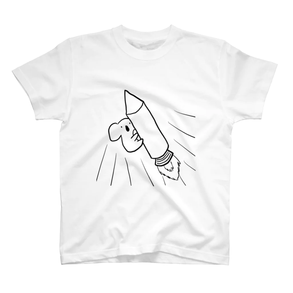 便箋と絆創膏のコアラロケット スタンダードTシャツ