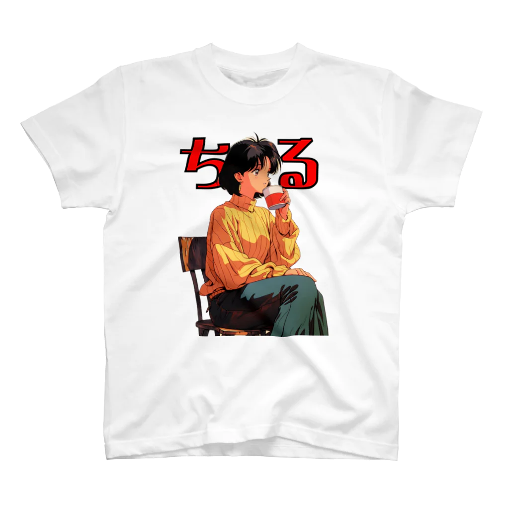 80's-90'sRetroAnimeStoreのちるガール スタンダードTシャツ