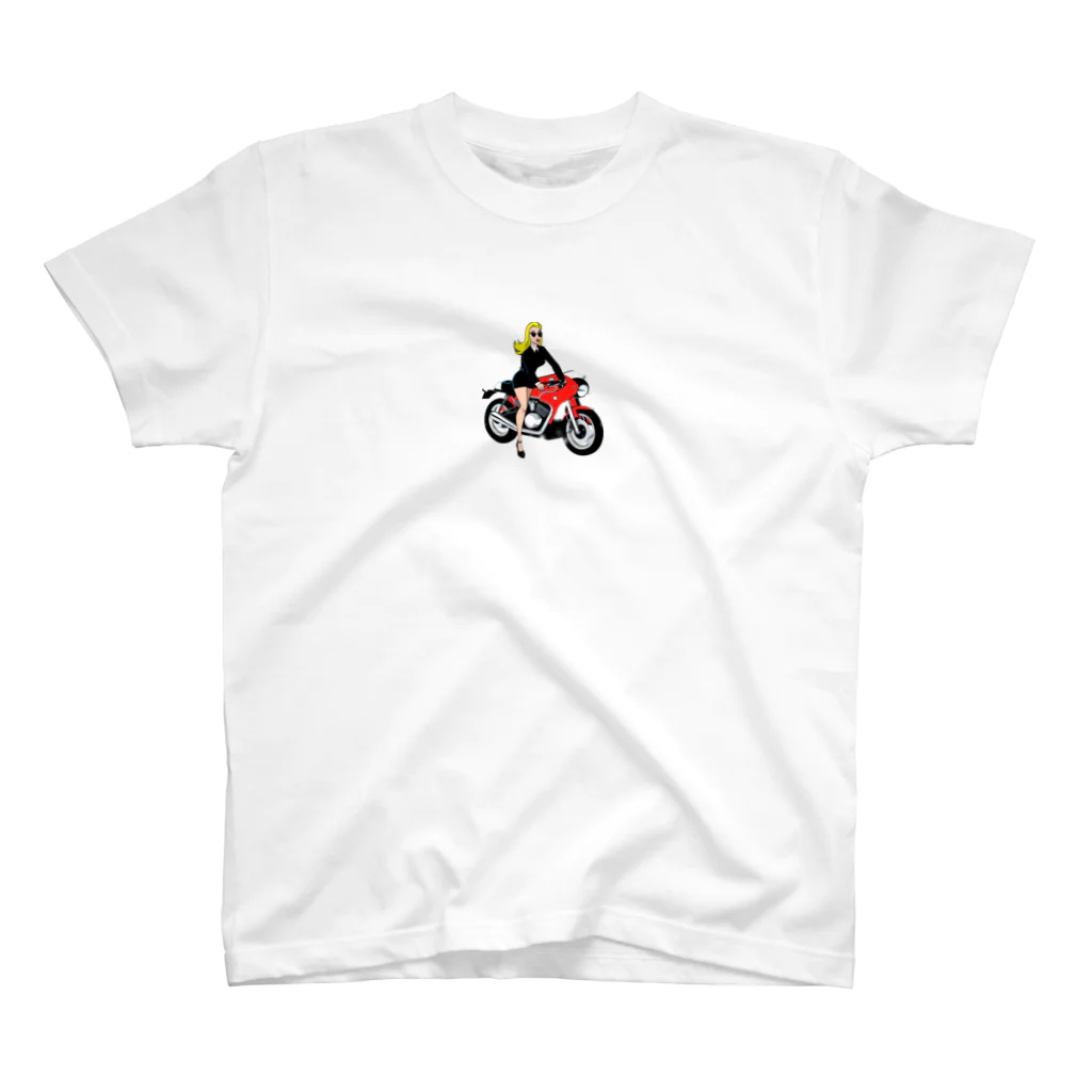 Digital_Japanのバイク女子 Regular Fit T-Shirt