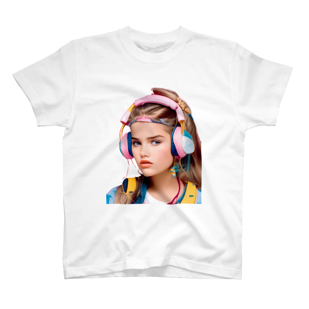 Headphonegirlのヘッドフォンガール2 スタンダードTシャツ