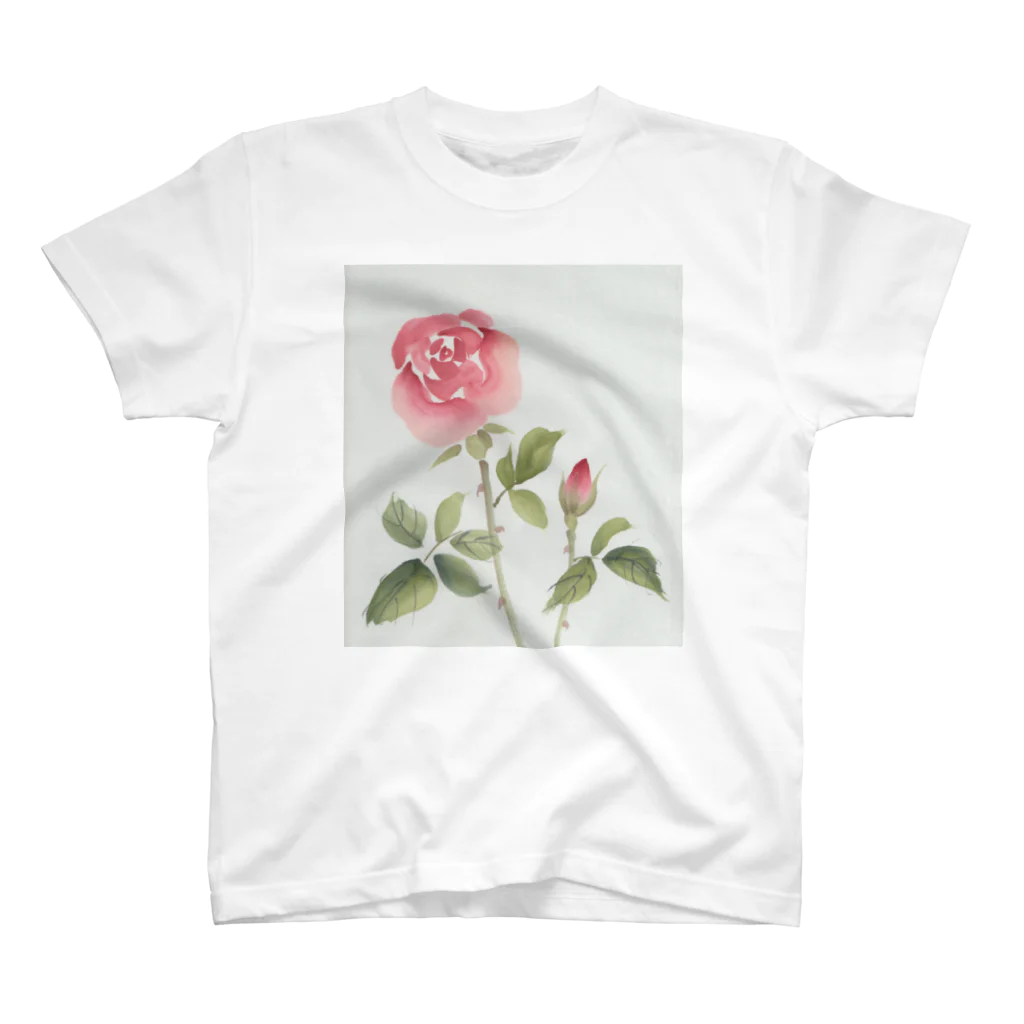 寿晏窯の赤い薔薇 スタンダードTシャツ