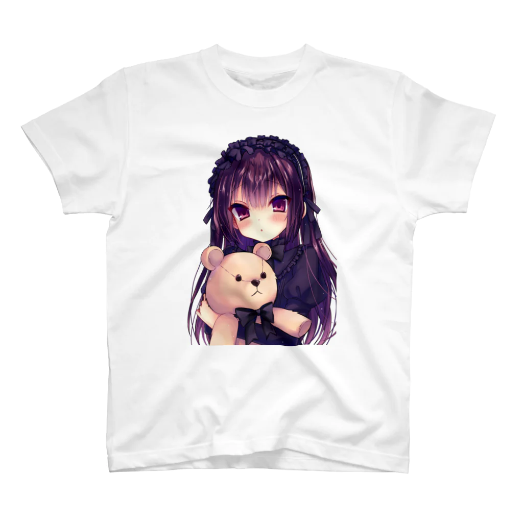 りず様のかわいい黒ロリおんな スタンダードTシャツ