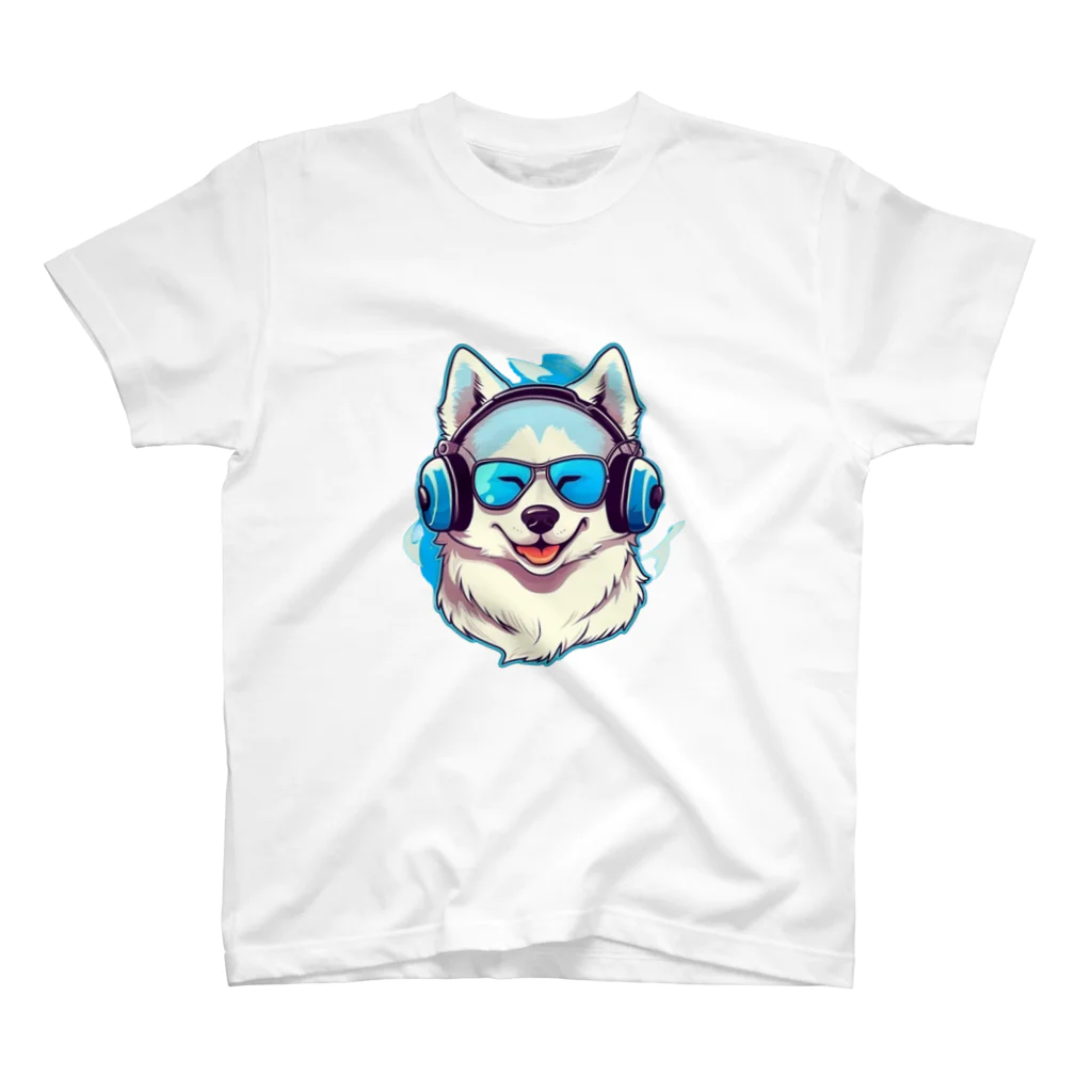 dogsdream8246の夏楽ハスキー スタンダードTシャツ