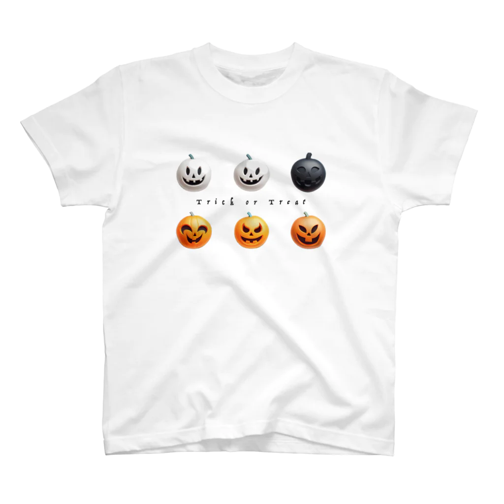 まみおデザインのTrick or Treat　かぼ6 Regular Fit T-Shirt