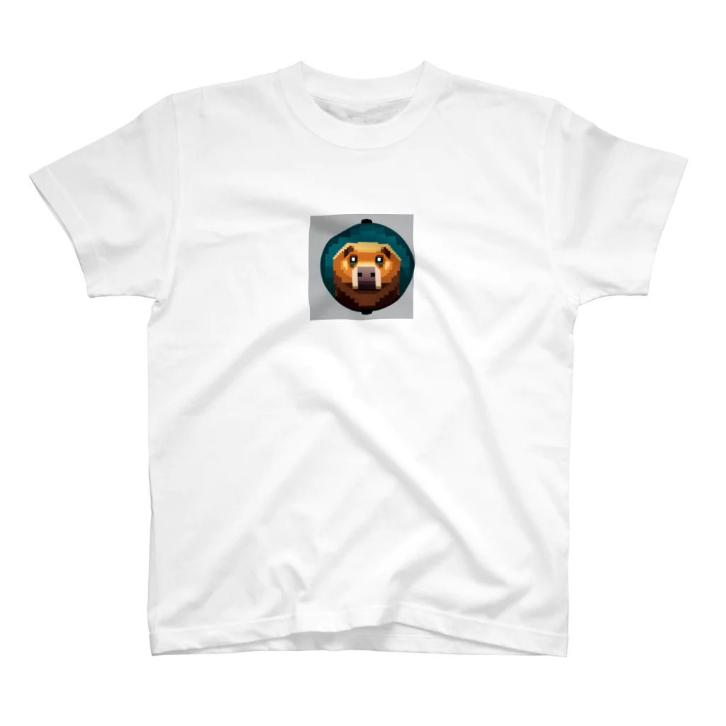 henohenomohejiadのドット絵のホラーなカピバラ Regular Fit T-Shirt