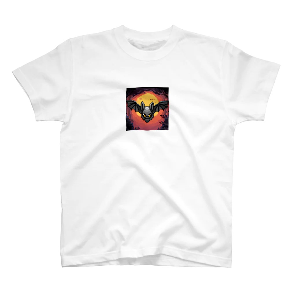 yorozuya4628のドット絵のコウモリ　蝙蝠 Regular Fit T-Shirt