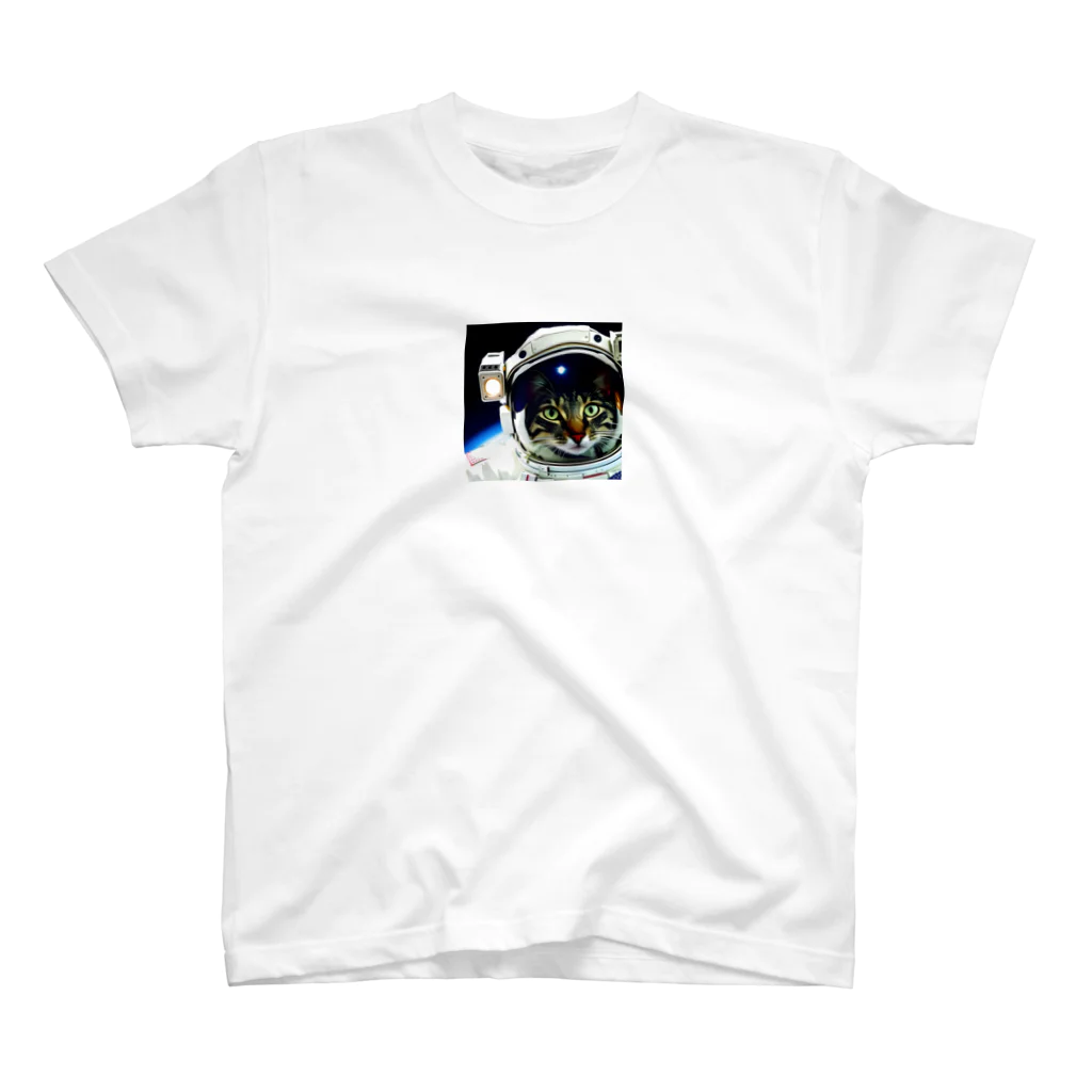 猫店のSPACE CAT スタンダードTシャツ