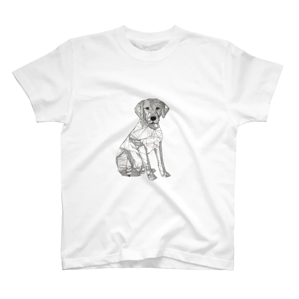 きよとのお店のシンプルな可愛い犬の絵シャツ Regular Fit T-Shirt