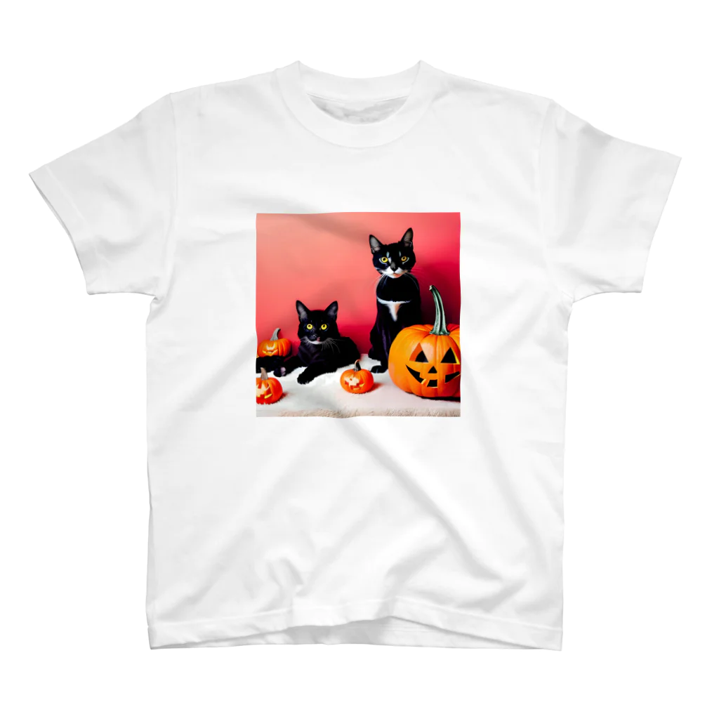 PEANUTSCHIBAの子猫達のハロウィン スタンダードTシャツ