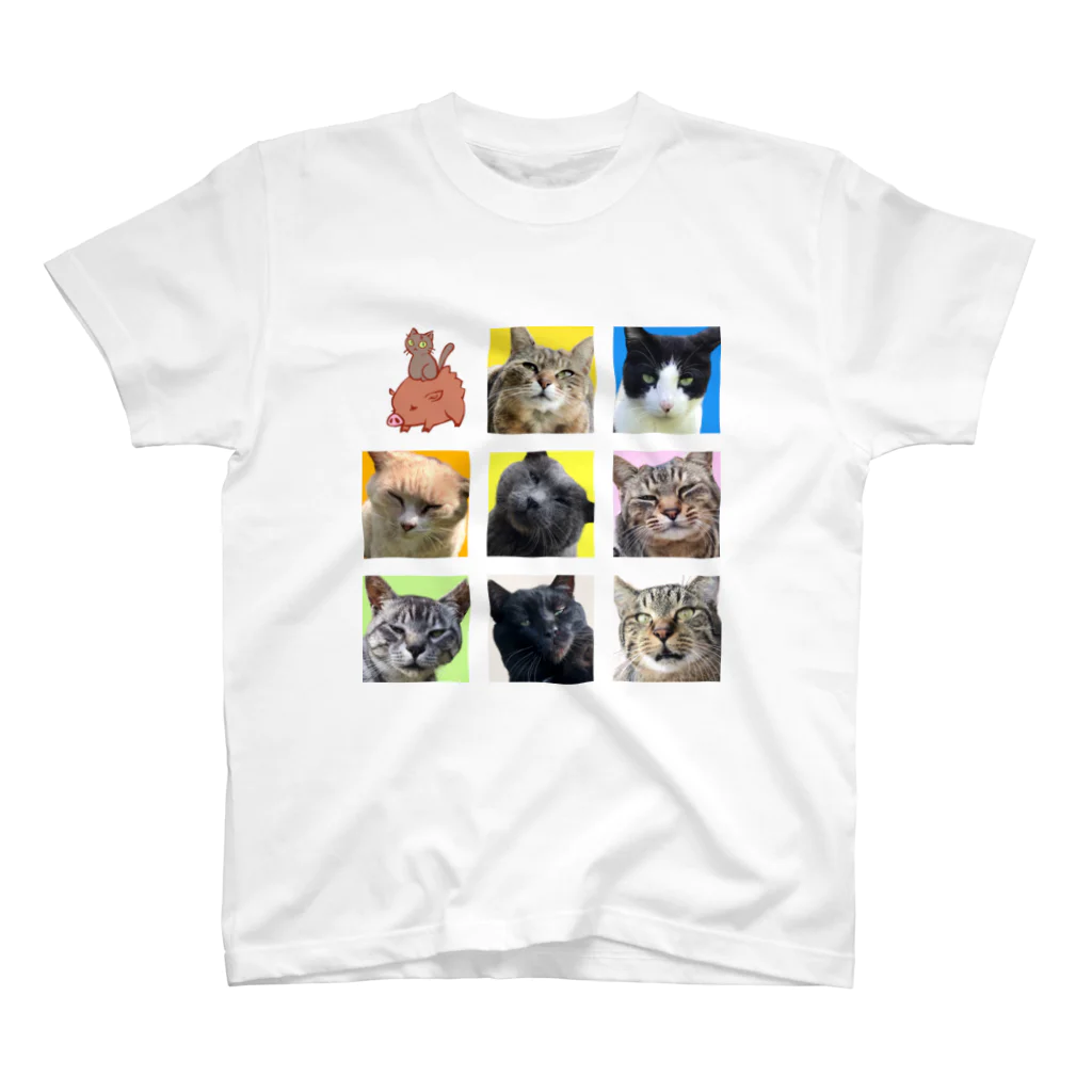 SnapTail by 交流猫動画の交流猫ズ スター軍団 スタンダードTシャツ