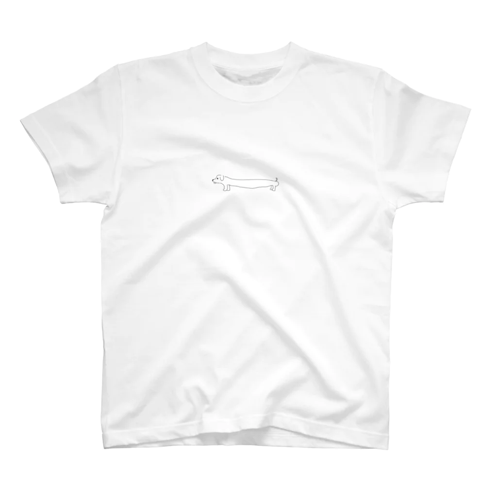 S_StarrySkyのながいいぬ Regular Fit T-Shirt