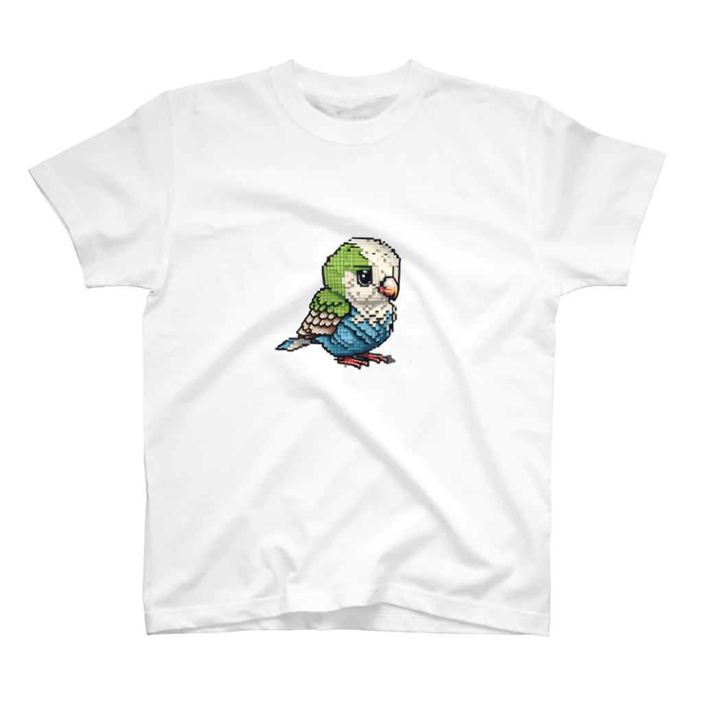 朱音琴音のドット絵のインコ２ Regular Fit T-Shirt