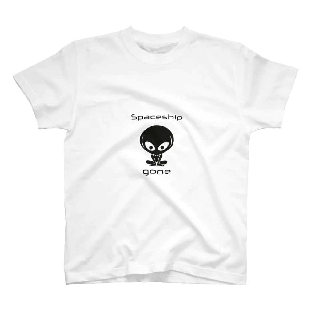 pekasottuのゴーンくん　ブラック スタンダードTシャツ