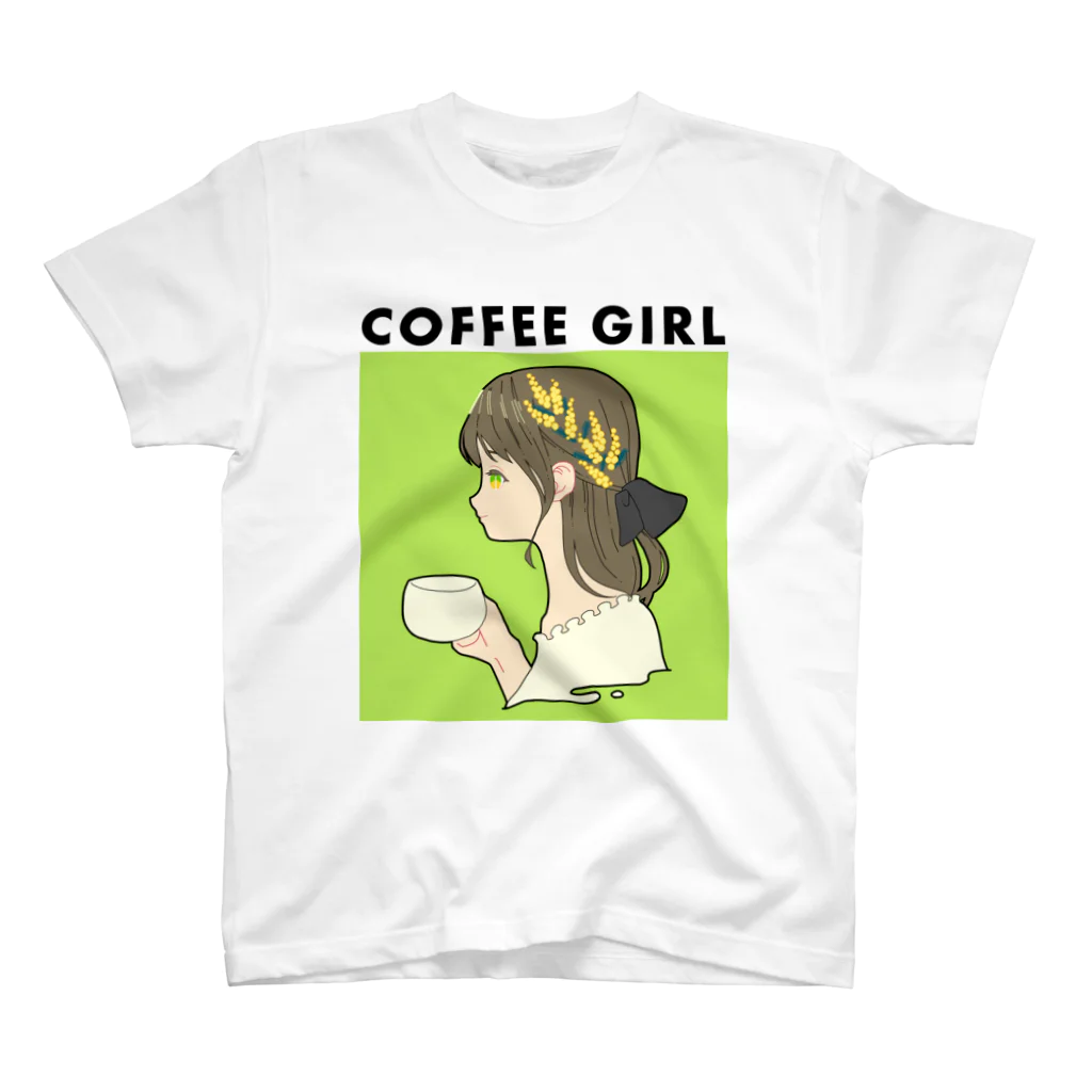 COFFEE GIRLのCoffee Girl ミモザ (コーヒーガール ミモザ) スタンダードTシャツ