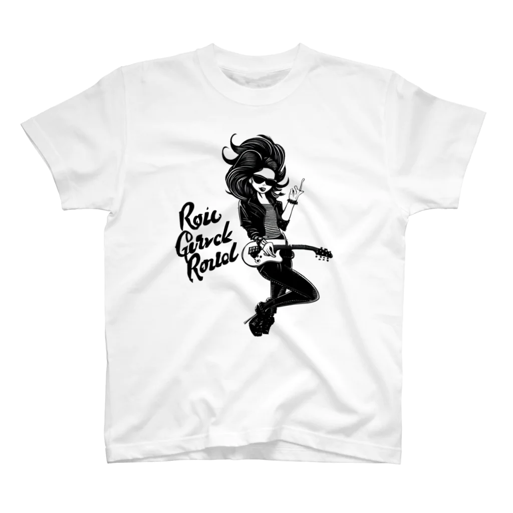 islandmoon13のROCKな女 Regular Fit T-Shirt