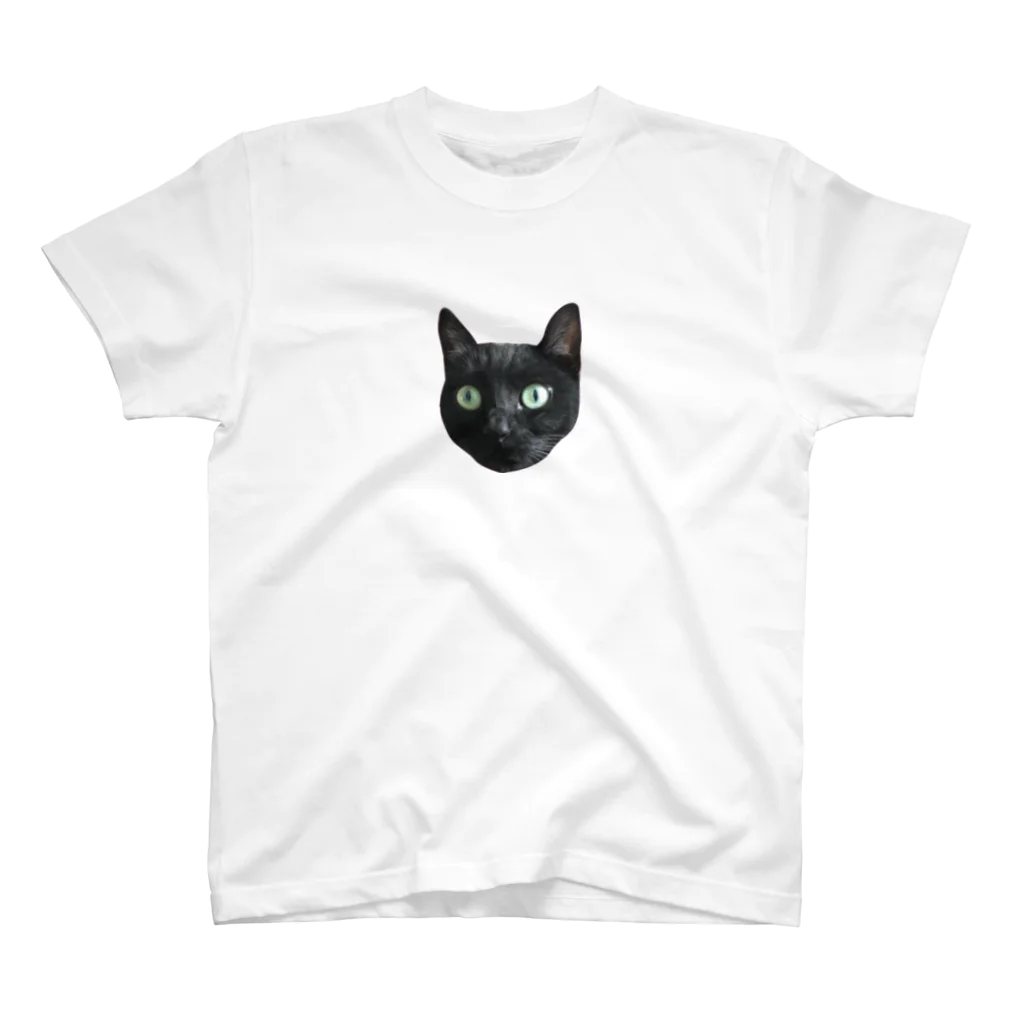 ねこぶくろさんのねこぶくろ くろ スタンダードTシャツ