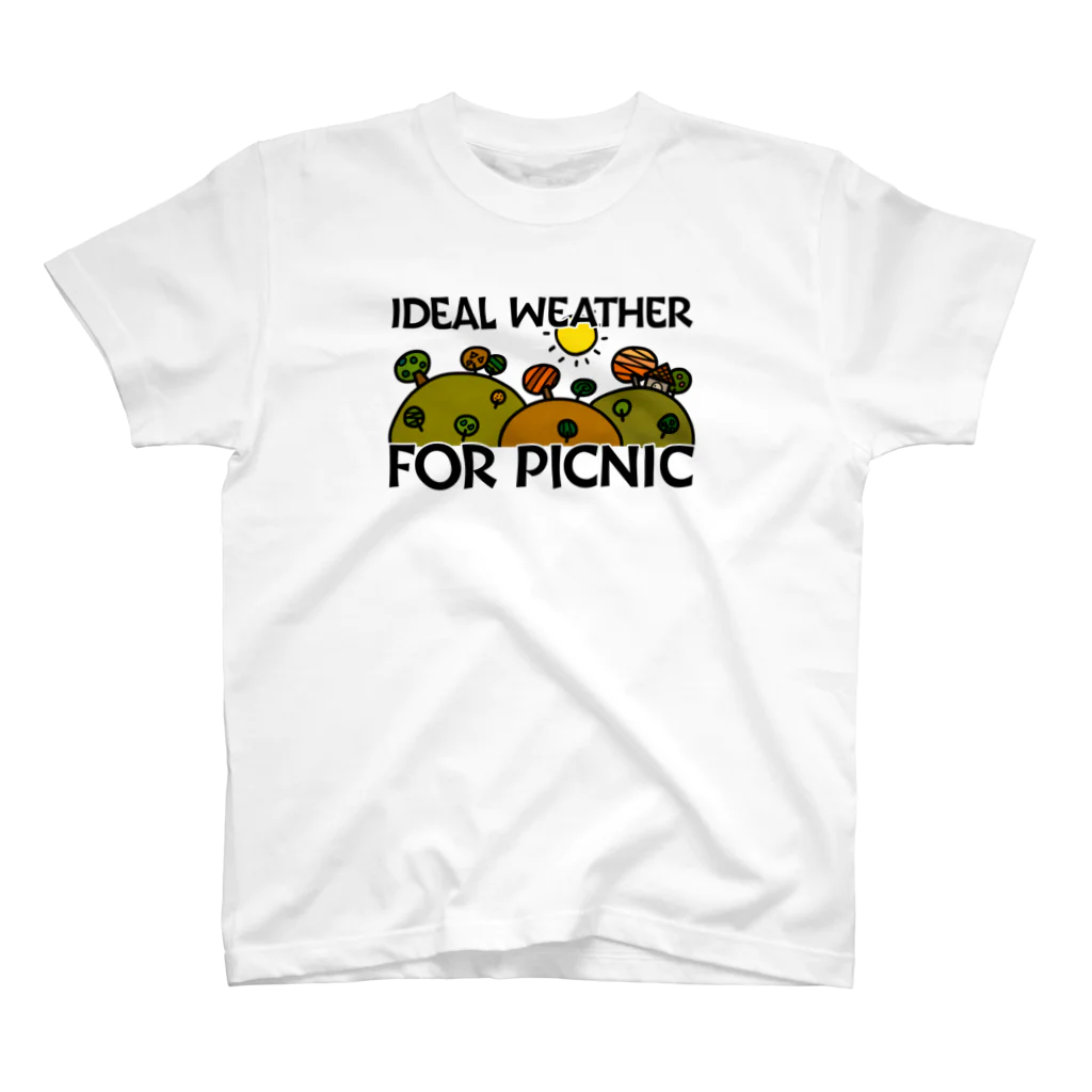 sari'sのIDEAL WEATHER FOR PICNIC/行楽日和 スタンダードTシャツ