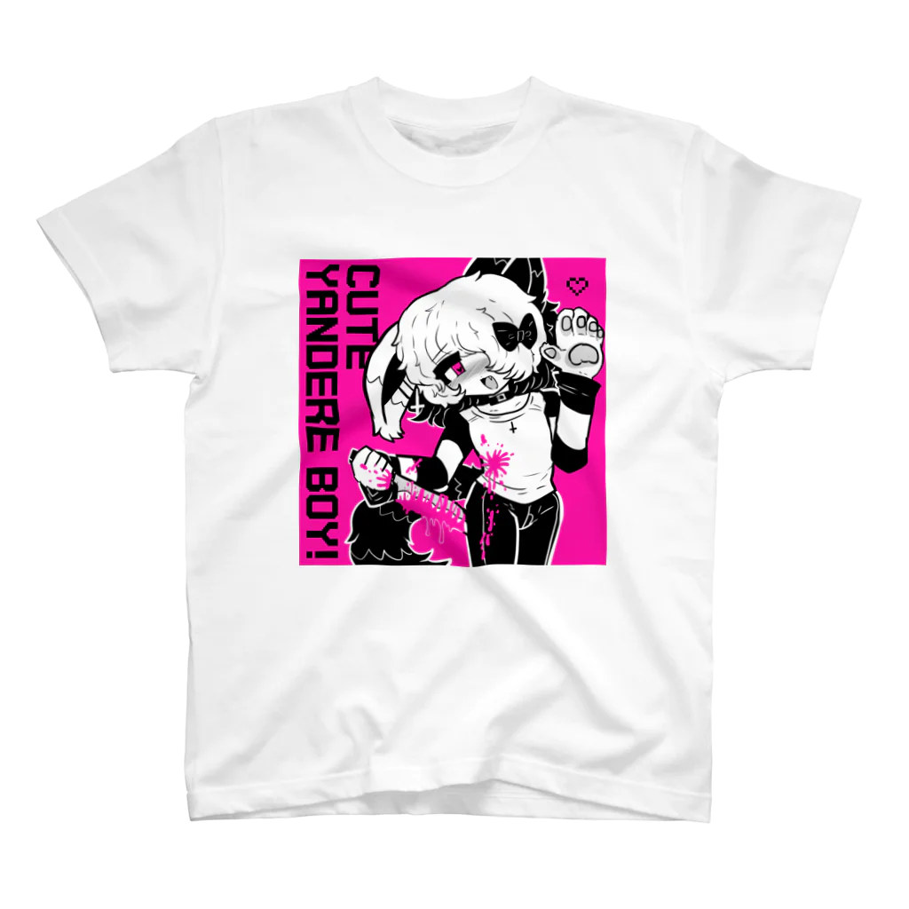 ムラサキゲジゲジのオンラインショップのきずな CUTE YANDERE BOY!  Regular Fit T-Shirt