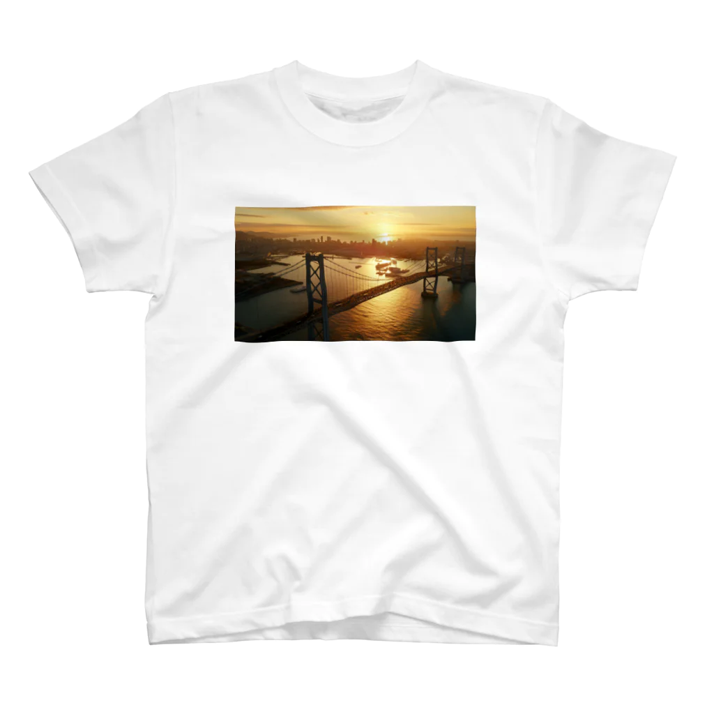 GIVEYOUWELLの(0002) Tokyo virtual bay bridgek スタンダードTシャツ