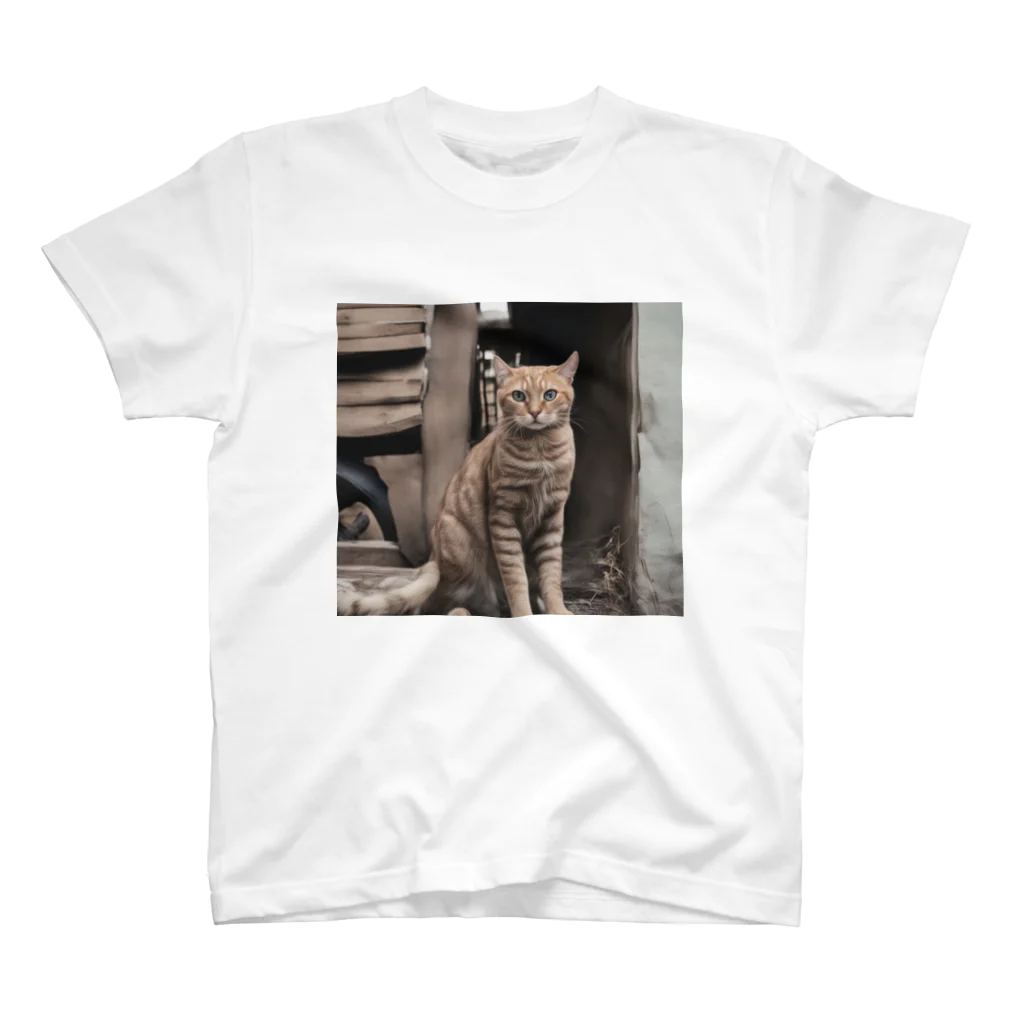 TAIYO 猫好きの美猫フォト スタンダードTシャツ