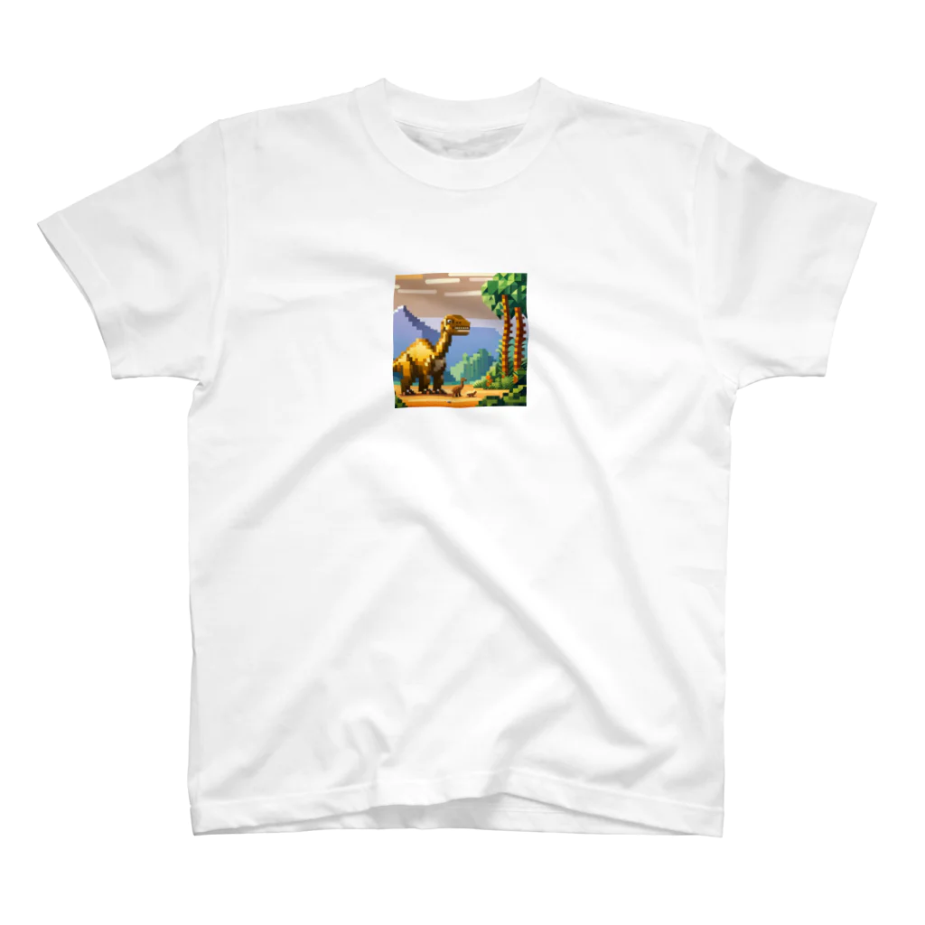 オカメインコのタロのドット絵マイアサウラ Regular Fit T-Shirt