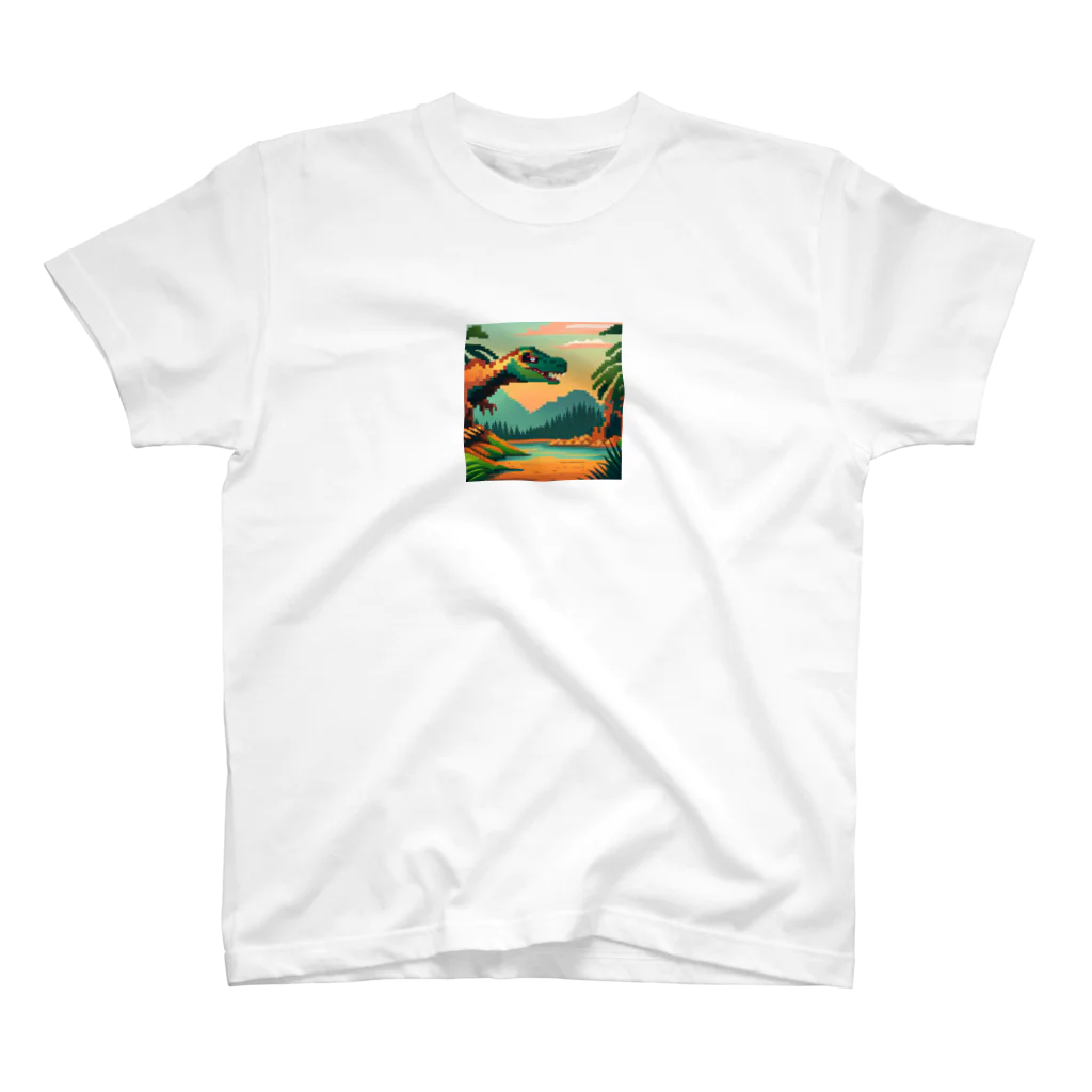 オカメインコのタロのドット絵ケティオサウルス スタンダードTシャツ