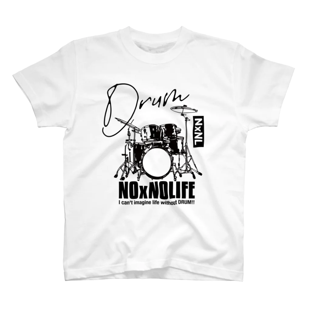 NxNLのNo DRUM No Life Regular Fit T-Shirt