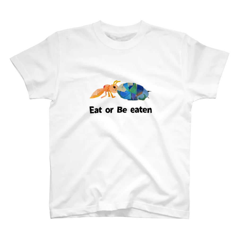 【全盲の絵描き】オバケのタムタムの弱肉強食Tシャツ Regular Fit T-Shirt