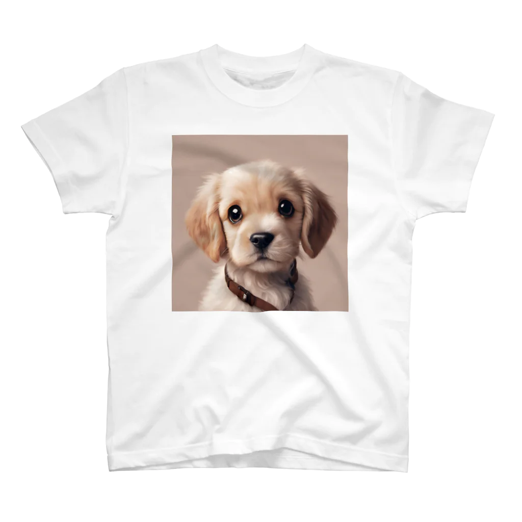 kunkun1048のめちゃカワ犬 スタンダードTシャツ