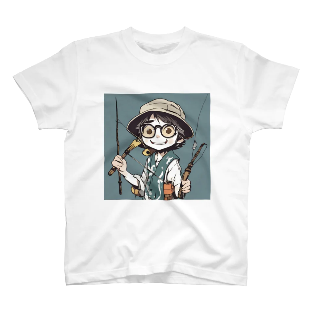 yuu1994 fishingのyuu1994の顔 スタンダードTシャツ