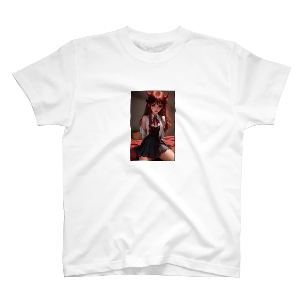 yusaki55maikingのAI小悪魔　RIZA スタンダードTシャツ