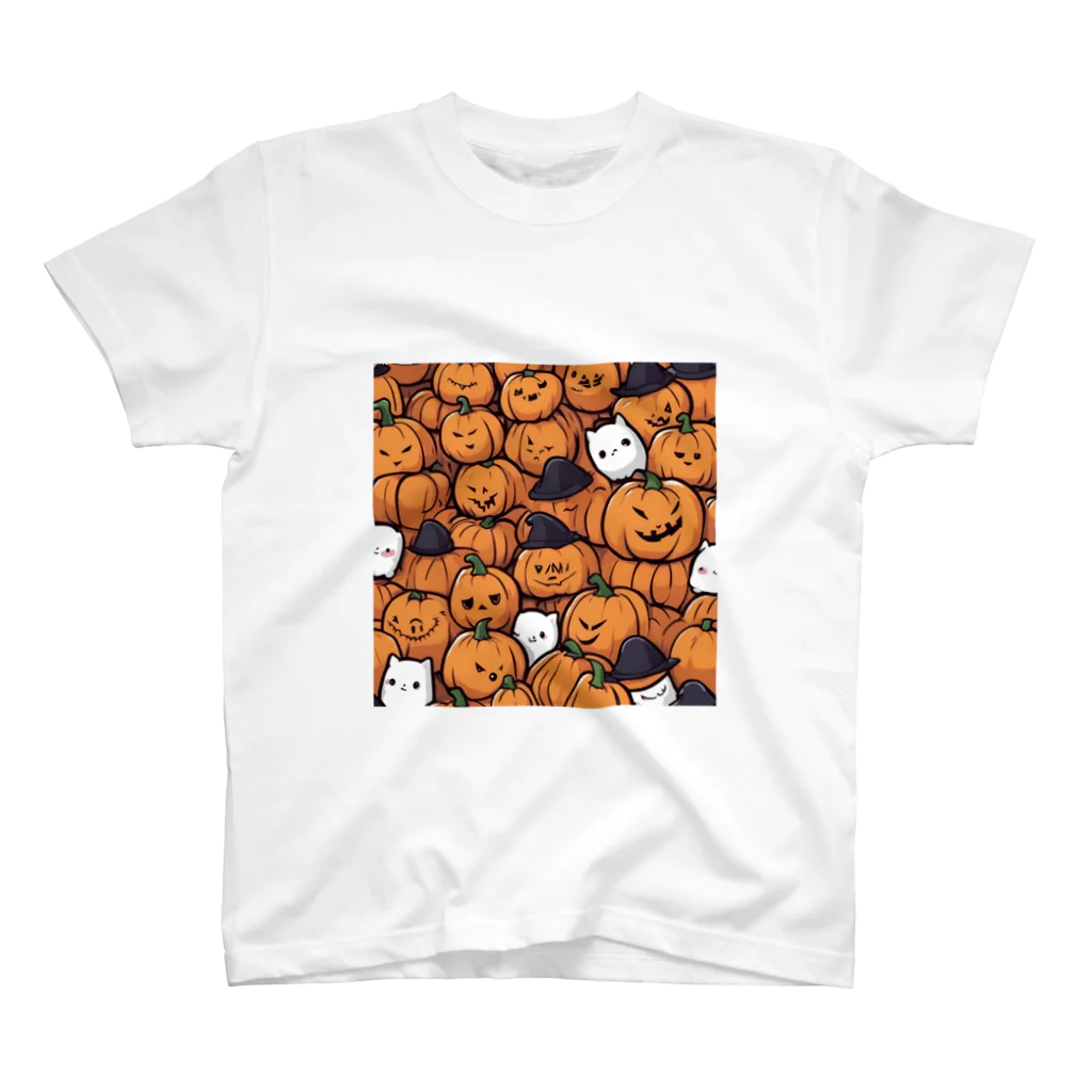 カツヒサ☆のハロウィン　かぼちゃグッズ スタンダードTシャツ