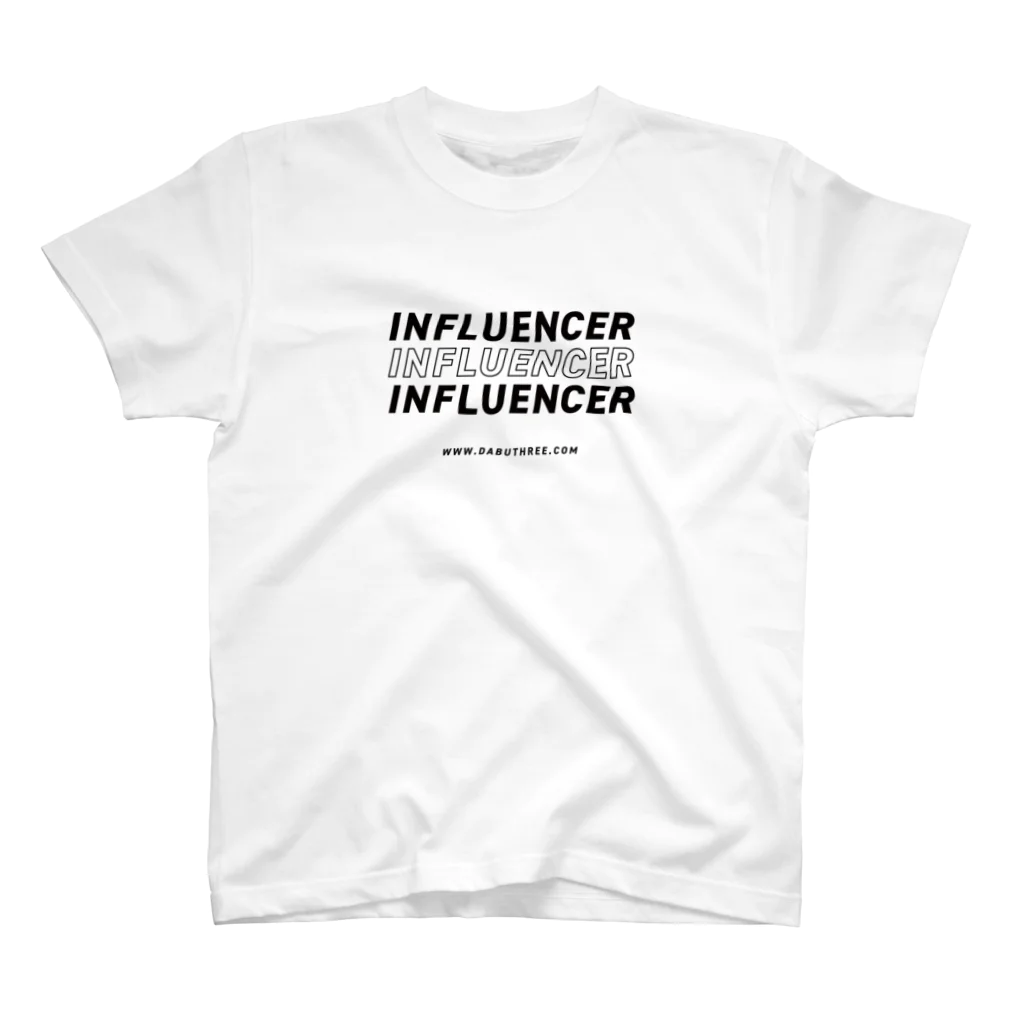 WWW.のINFLUENCER スタンダードTシャツ