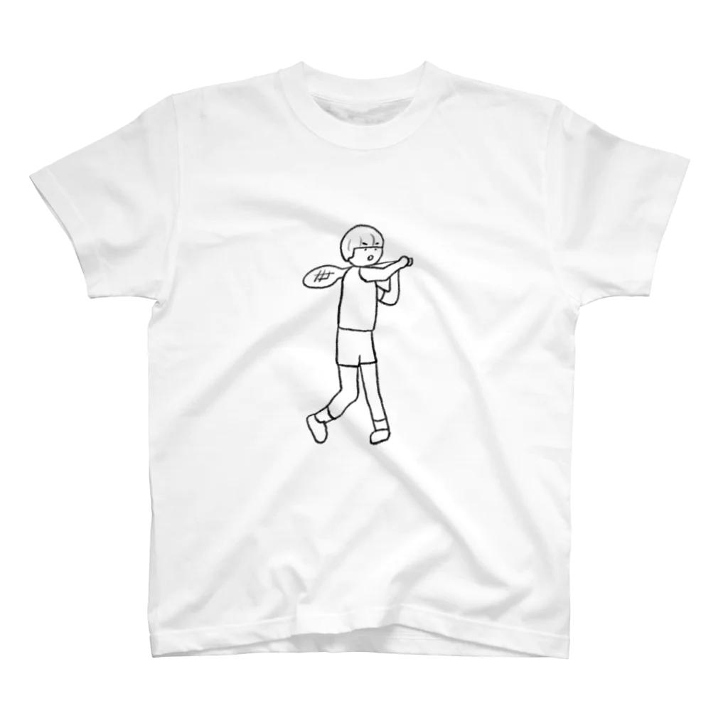 ゆっくりテニスチャンネルのテニス少年 Regular Fit T-Shirt