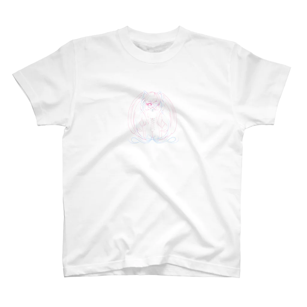 POME.envyの幼女じゃないもん(ピンク) スタンダードTシャツ