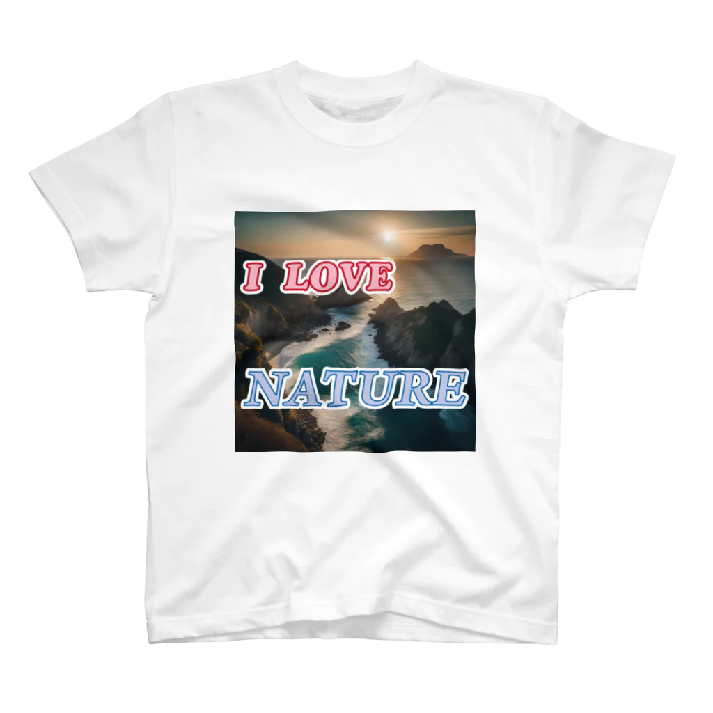 wataru-ingのI LOVE NATURE Regular Fit T-Shirt