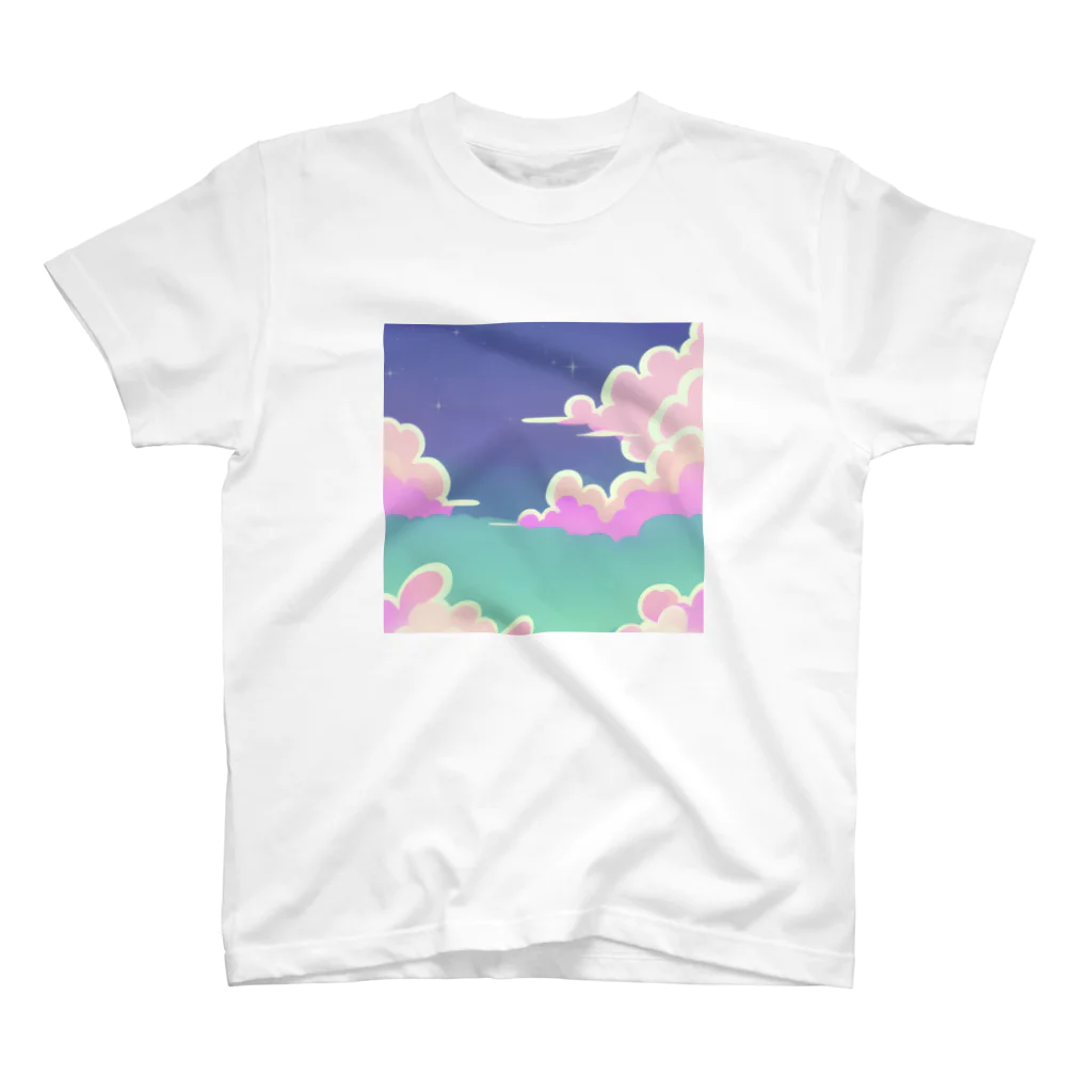 Monoのレトロな雰囲気の空 スタンダードTシャツ