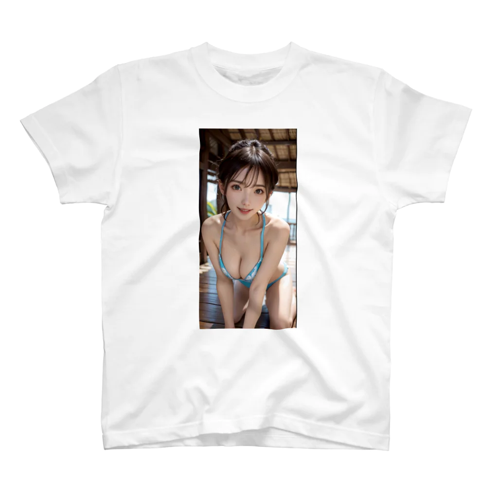 RGセクシーガールの巨乳美少女 スタンダードTシャツ