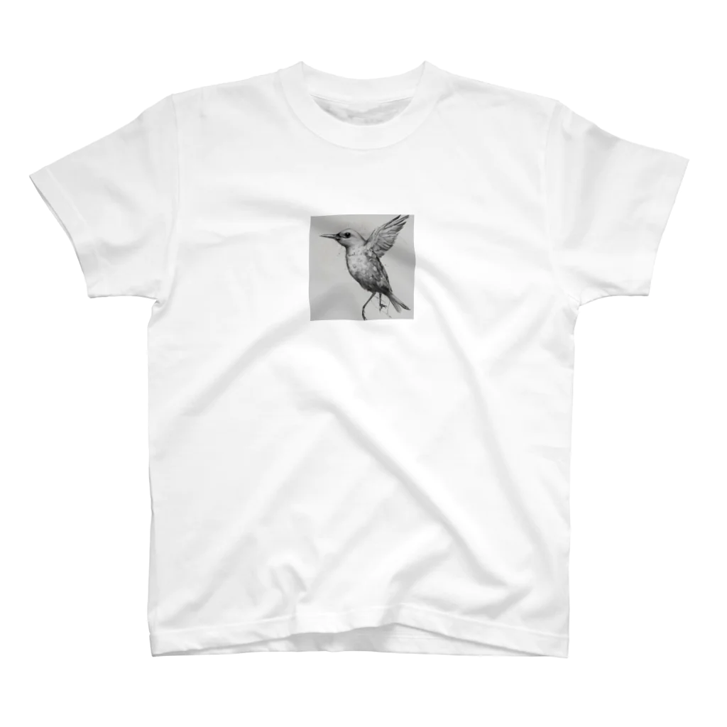 kezu-meの羽ばたく鳥 Regular Fit T-Shirt