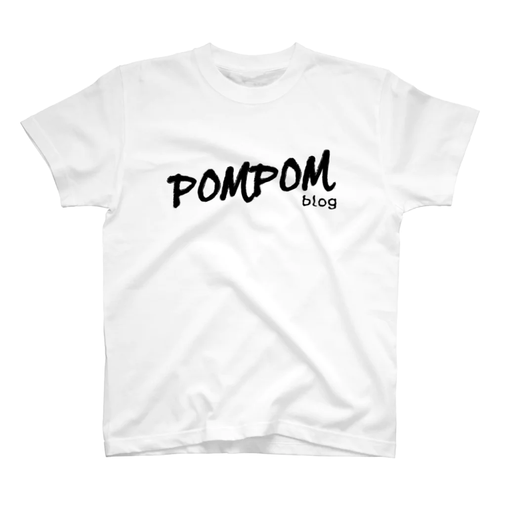 mf@PomPomBlogのDC PomPomBlog（black） スタンダードTシャツ