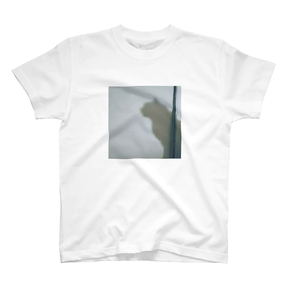 狸の信楽焼の影猫 Regular Fit T-Shirt
