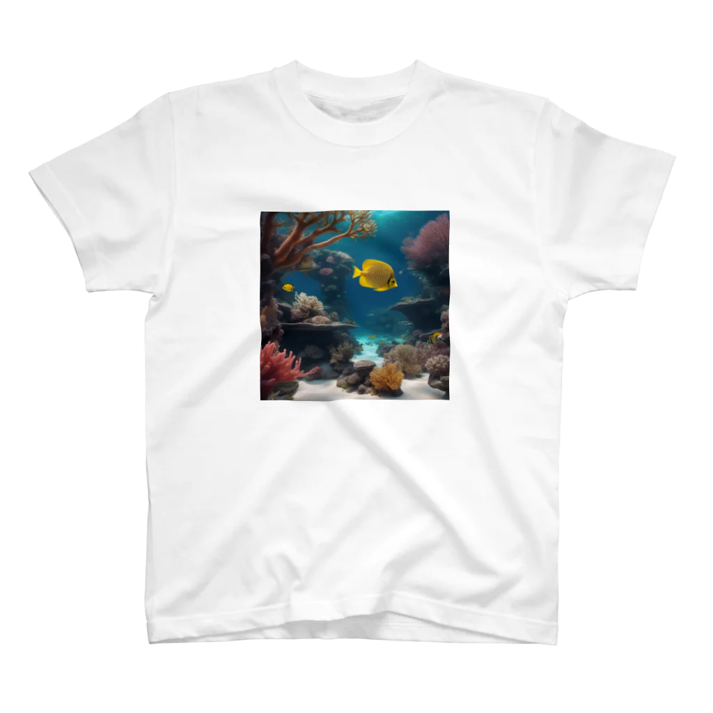 DapperMixの魚の楽園、海底の宝グッズ スタンダードTシャツ